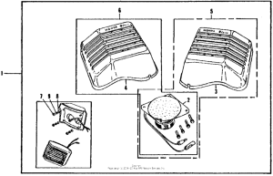 CB750 Speaker set (type i & ii audio) 81-82