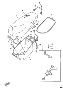 CW50RS Сидение
