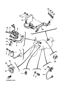TZR125 Электрические детали