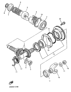 XJ900S Промежуточный ведущий вал