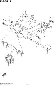 VL1500T Rear Swingingarm