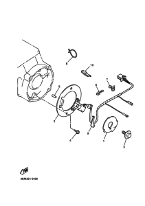 XJ900S Токосъемная катушка & регулятор