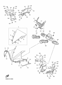 YZF-R1R ( RaceBase) Капот двигателя и топливо