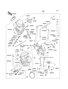 VN750 Carburetor assy