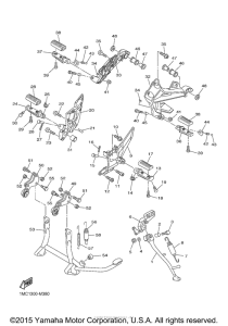 FJR1300 Подножки