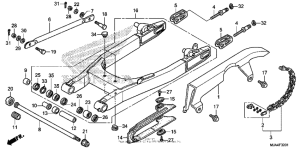 VT750RS Swingarm (2)
