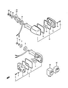 GS450 Поворотники