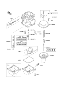 ZR1200 Carburetor parts(1 / 2)