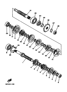 WR200R Трансмиссия