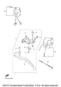 YZF-R6 Рулевые переключатели