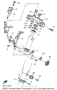 XT600TC (CA ED.) Управление