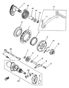 YA50F Стартер