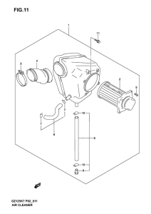 GZ125 Воздухоочиститель