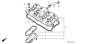  Крышка головки цилиндров