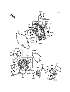 BR250 エンジンカバー