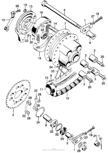 SL175 Переднее колесо