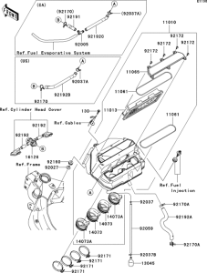 ZX600 Воздушный фильтр