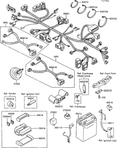 ZX500 Electrical equipment(-zx500b-000650