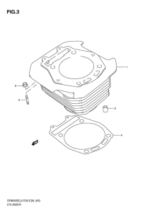 DR650 Цилиндр
