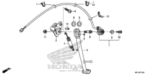 CBR600RR (ABS) Подножка