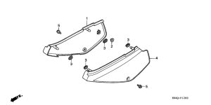 XR100 Боковая крышка