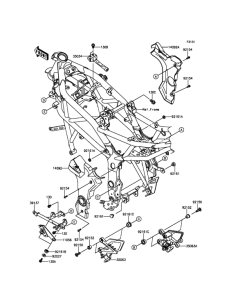 BR250 Рама ,крепежные детали