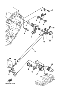 XV1900CU Shaft shift