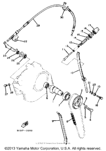 TT250J Camshaft - chain