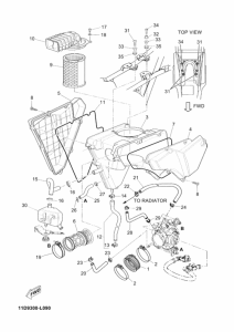 XT660Z Впускная система