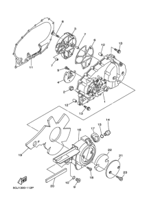 XP500 ｸﾗﾝｸｹｰｽｶﾊﾞｰ 1