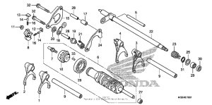 VFR1200F (DCT) Gearshift drum (2)