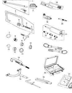 KZ400 Special service tools "b"