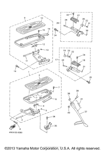 XVZ1300AM Подножки