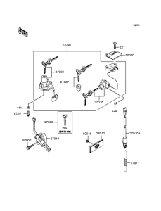 ZX636 Замок зажигания