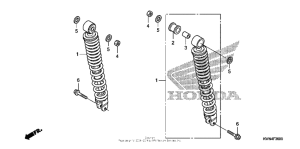 PCX125 Задние амортизаторы