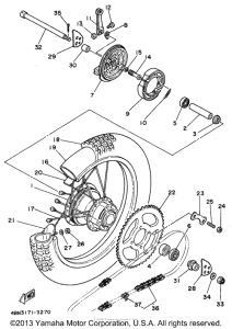 RT180E Переднее колесо