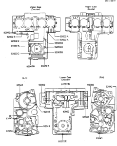 ZX750 Crankcase bolt & stud pattern