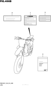RMX450 Label (Rmx450Zl7 E33)