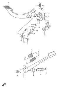 VS1400 Подножки