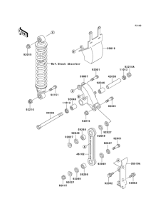 KX60 Задняя подвеска