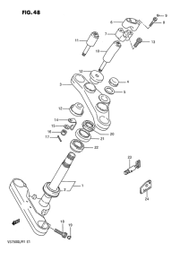 VS750 Траверса нижняя