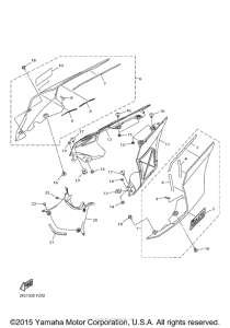 YZF-R1M Боковые обтекатели