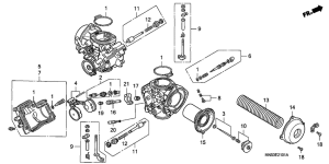 GL1500A Carburetor assy