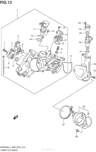 AN400Z (ABS) Throttle Body (An400Zal4 E28)