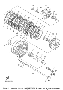 FZ6RBB Сцепление