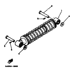 DT80MX Задняя подвеска