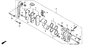 NX500 Передний суппорт