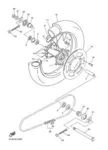 WR250FT Переднее колесо