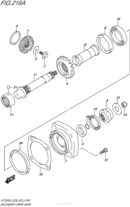 VL1500 Secondary Drive Gear