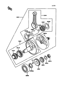 KL600 Коленвал